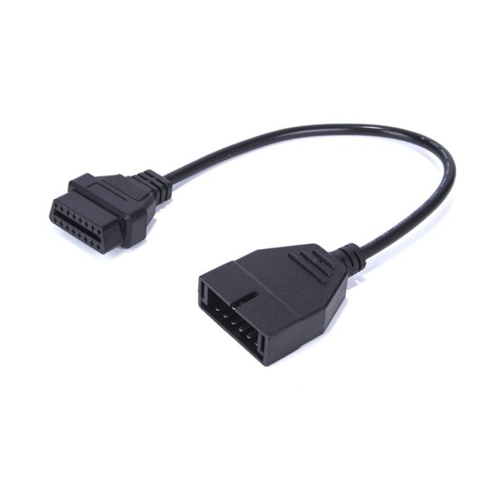 دسته سیم کشی تشخیصی تشخیص خودرو 16 پین کابل افزودنی OBD II