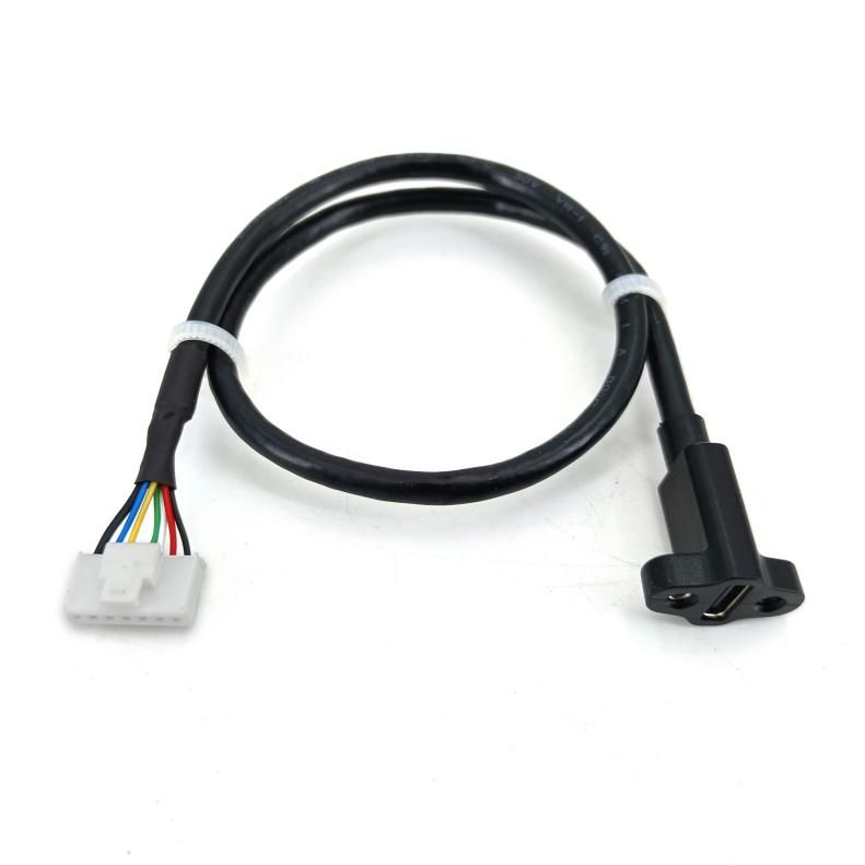 مهار سیم کشی صنعتی USB 2.0 TYPE C F TO PH2.0